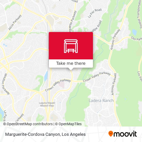 Mapa de Marguerite-Cordova Canyon