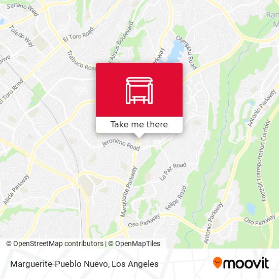 Marguerite-Pueblo Nuevo map