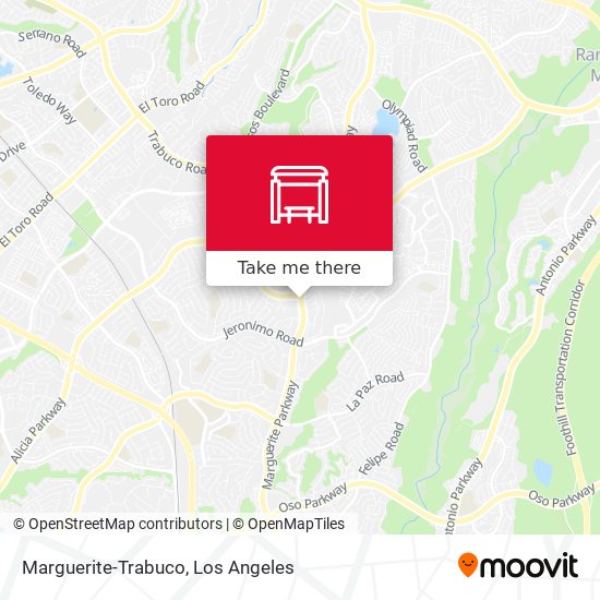 Marguerite-Trabuco map