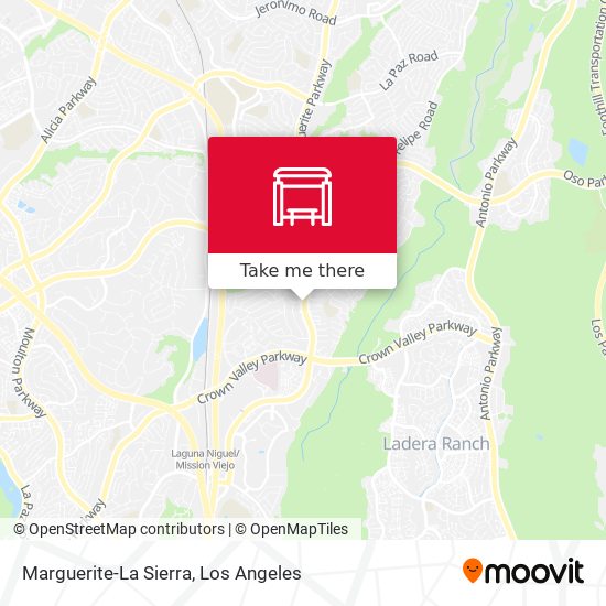 Marguerite-La Sierra map