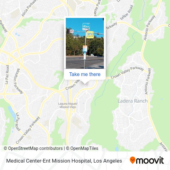 Medical Center-Ent Mission Hospital map