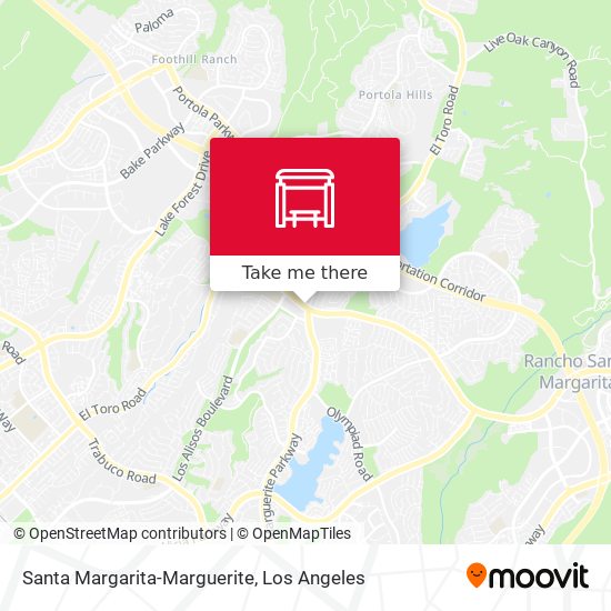 Santa Margarita-Marguerite map