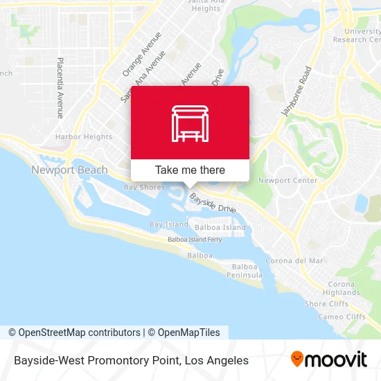 Bayside-West Promontory Point map