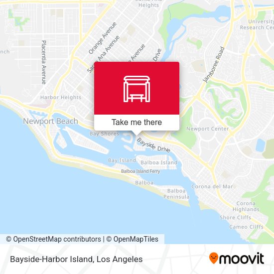 Mapa de Bayside-Harbor Island