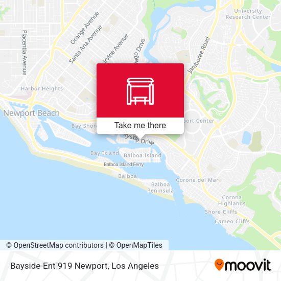 Mapa de Bayside-Ent 919 Newport