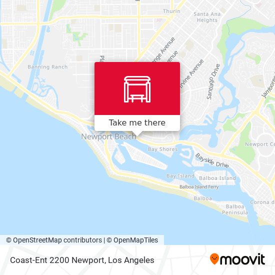 Coast-Ent 2200 Newport map