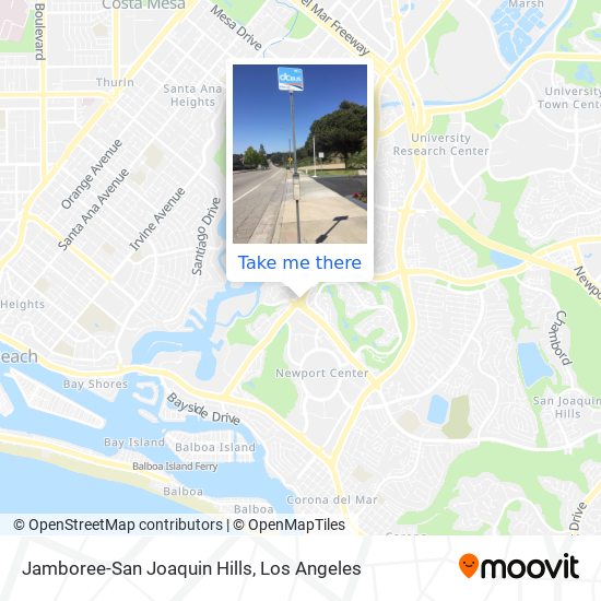 Jamboree-San Joaquin Hills map