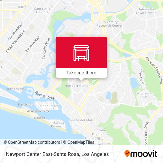 Newport Center East-Santa Rosa map