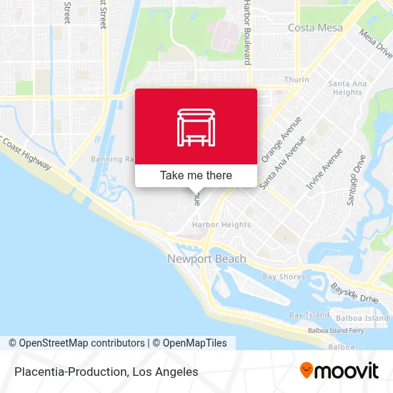 Placentia-Production map