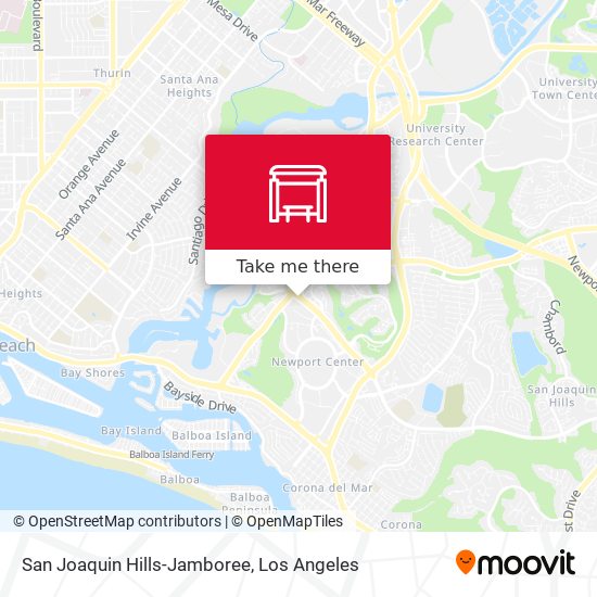 Mapa de San Joaquin Hills-Jamboree