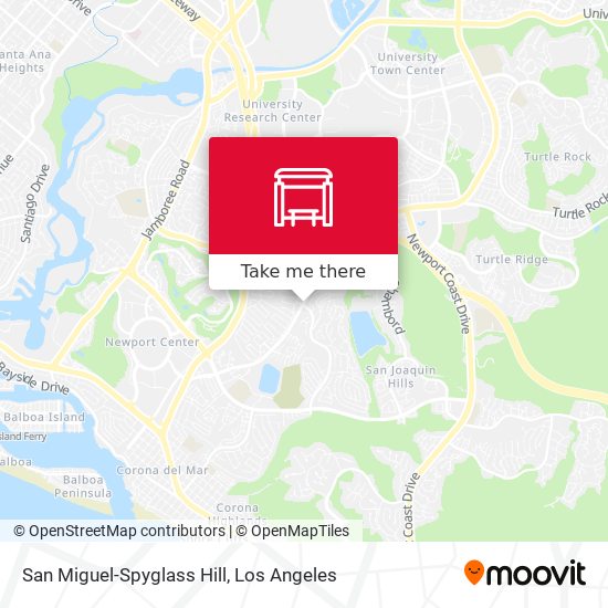 San Miguel-Spyglass Hill map