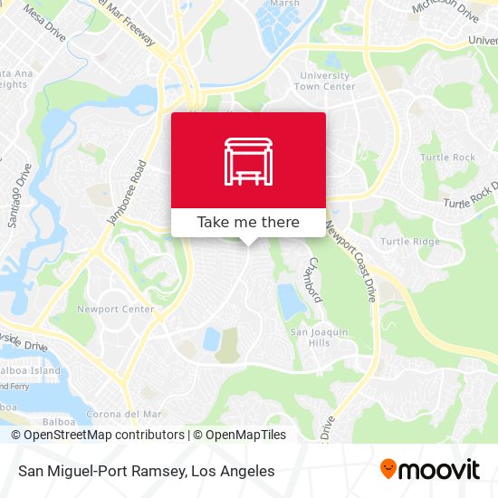 San Miguel-Port Ramsey map