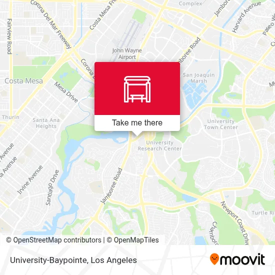 University-Baypointe map