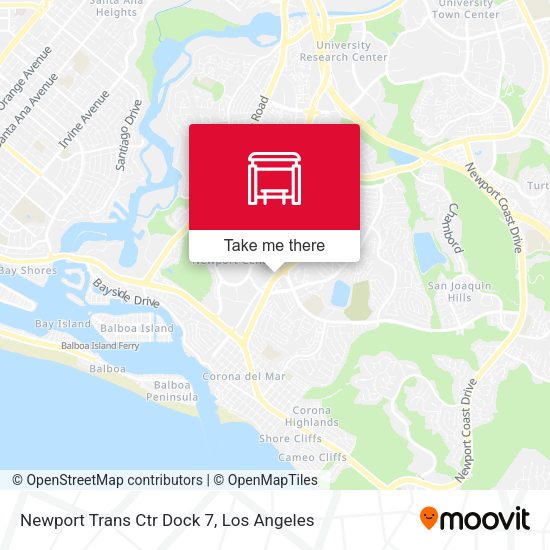 Mapa de Newport Trans Ctr Dock 7