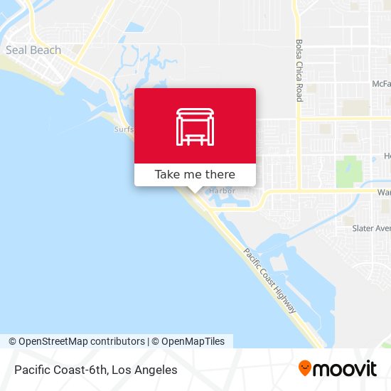 Mapa de Pacific Coast-6th