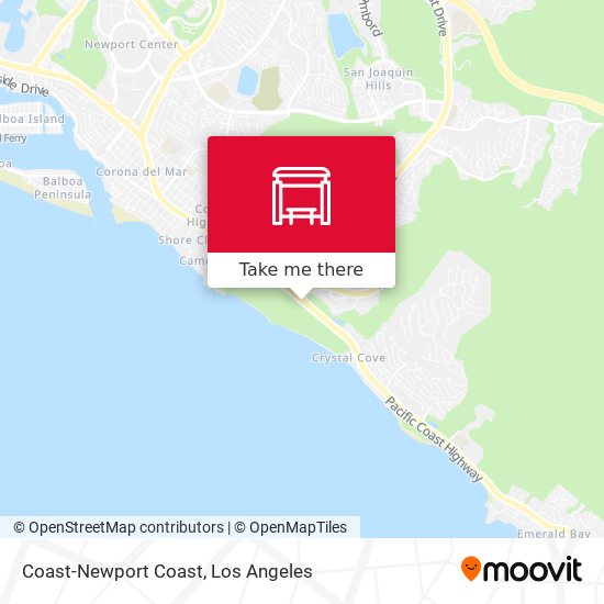 Coast-Newport Coast map