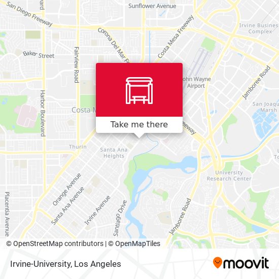 Mapa de Irvine-University