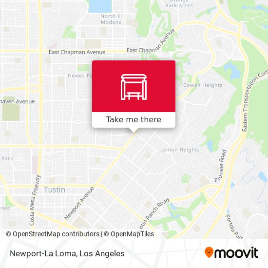 Mapa de Newport-La Loma