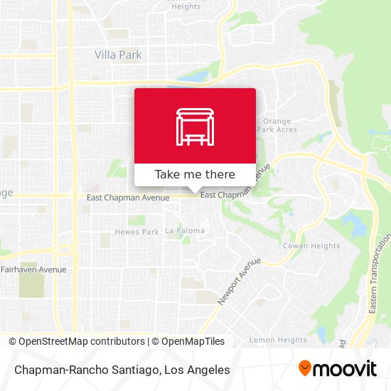 Chapman-Rancho Santiago map