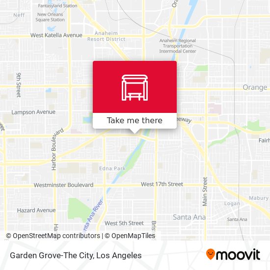 Garden Grove-The City map