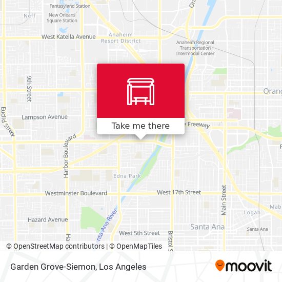 Garden Grove-Siemon map