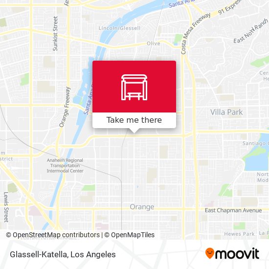 Mapa de Glassell-Katella