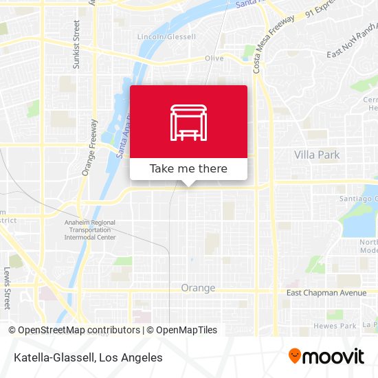 Mapa de Katella-Glassell