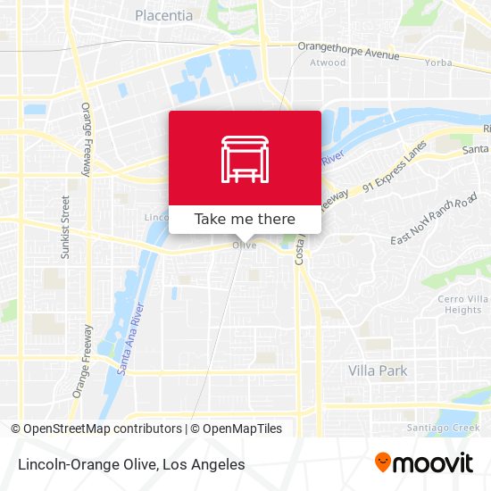 Lincoln-Orange Olive map