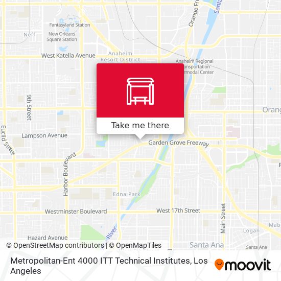 Metropolitan-Ent 4000 ITT Technical Institutes map