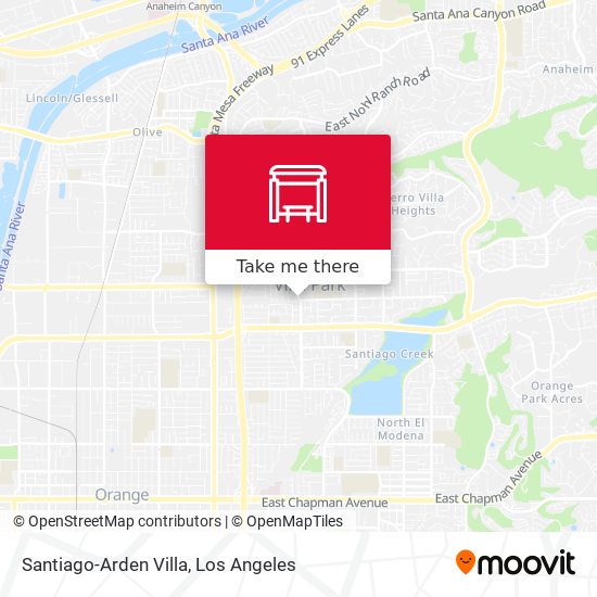 Mapa de Santiago-Arden Villa