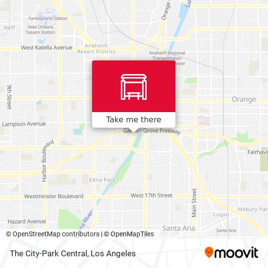 The City-Park Central map