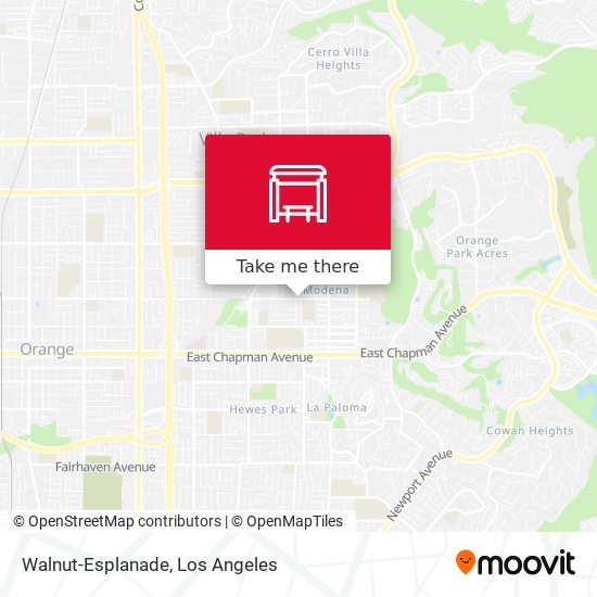 Mapa de Walnut-Esplanade