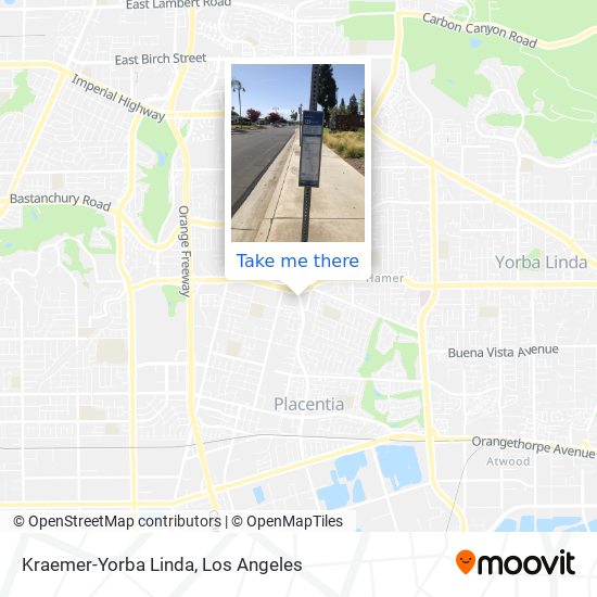 Mapa de Kraemer-Yorba Linda