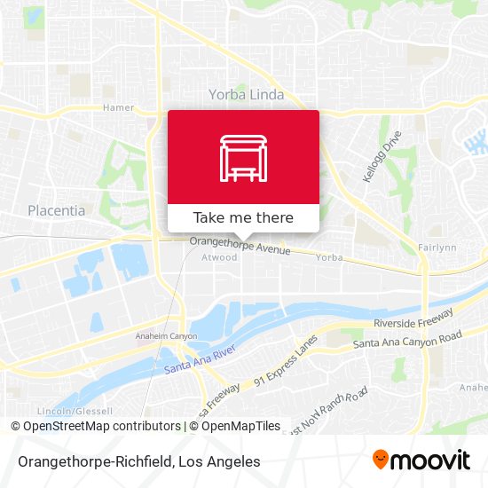 Orangethorpe-Richfield map