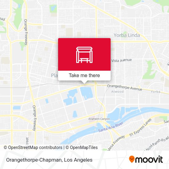 Orangethorpe-Chapman map