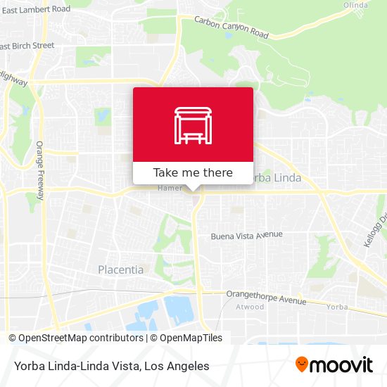 Mapa de Yorba Linda-Linda Vista