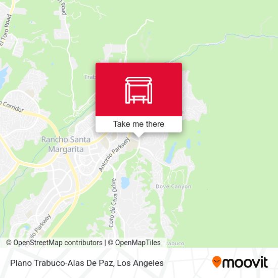 Plano Trabuco-Alas De Paz map