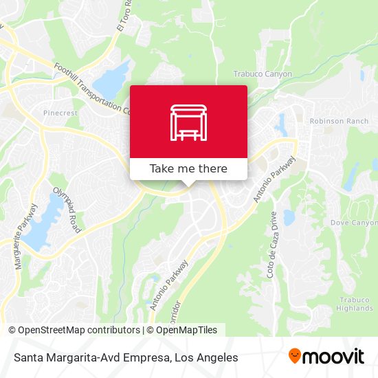 Santa Margarita-Avd Empresa map