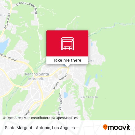 Santa Margarita-Antonio map
