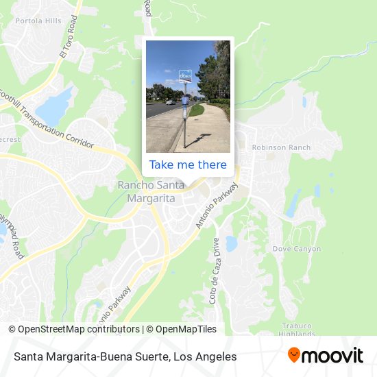 Santa Margarita-Buena Suerte map
