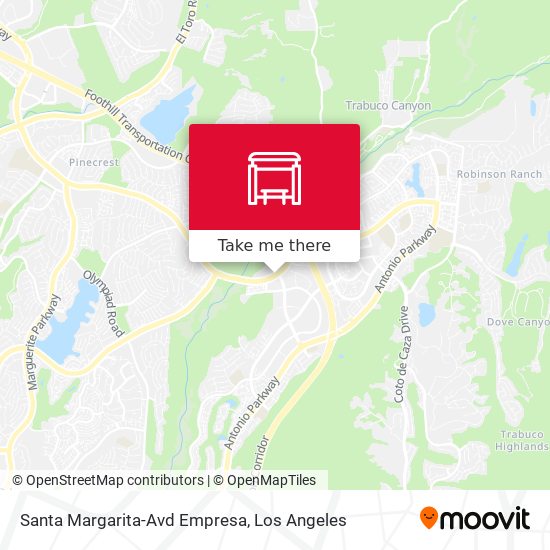 Santa Margarita-Avd Empresa map