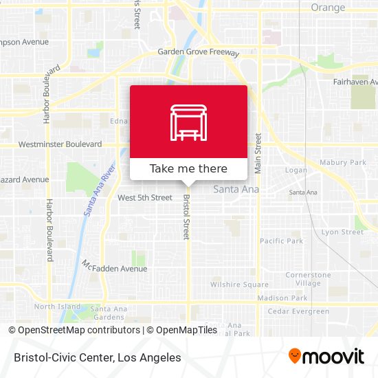 Bristol-Civic Center map