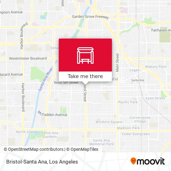 Mapa de Bristol-Santa Ana