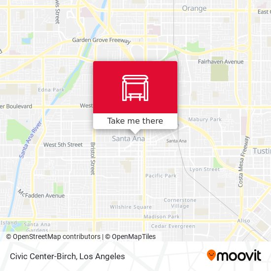 Mapa de Civic Center-Birch
