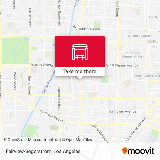 Mapa de Fairview-Segerstrom