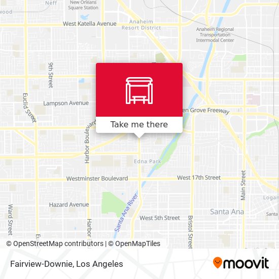 Mapa de Fairview-Downie