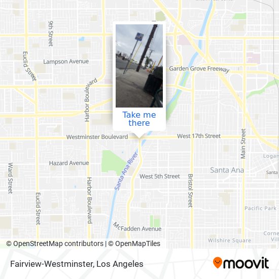 Mapa de Fairview-Westminster
