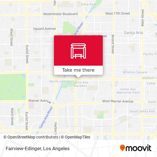 Mapa de Fairview-Edinger