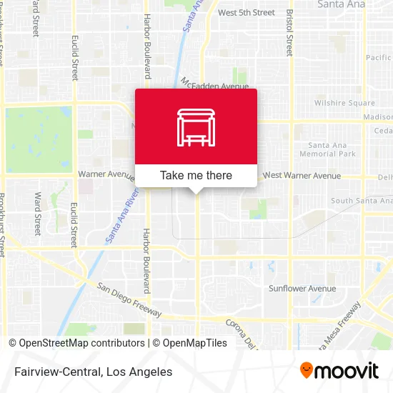 Fairview-Central map