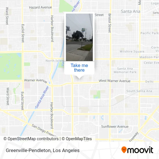 Greenville-Pendleton map